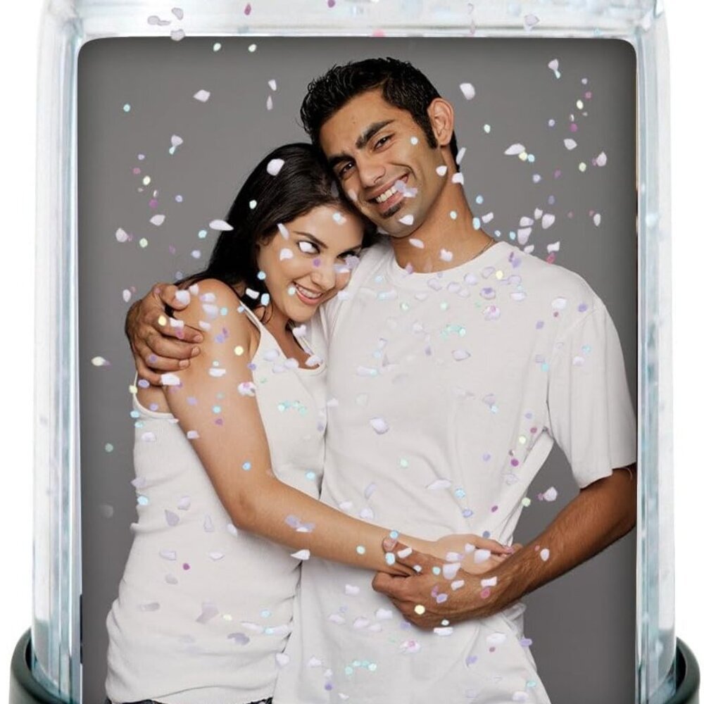 1.75" x 2.75" Clear Vertical Photo Snow Globe